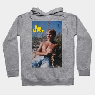 JR. Junior - Vintage Physique Muscle Male Model Magazine Cover Hoodie